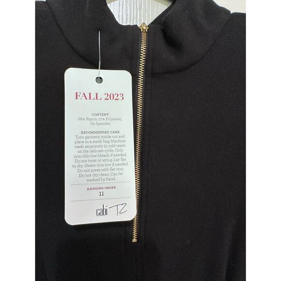 CAbi #4589 Women Long Sleeves Stretch Knit Fit & Flare Harper Dress Size Medium - Picture 5 of 7